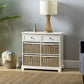 6-Drawer Accent Chest with Removable Woven Baskets