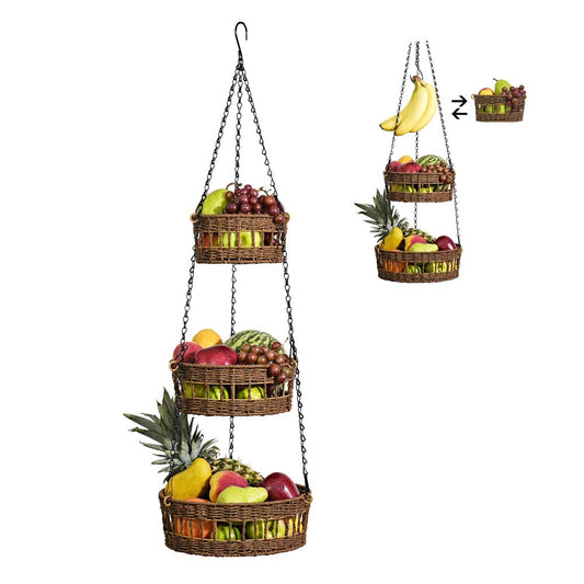 Hanging Fruit Basket 3 Tier