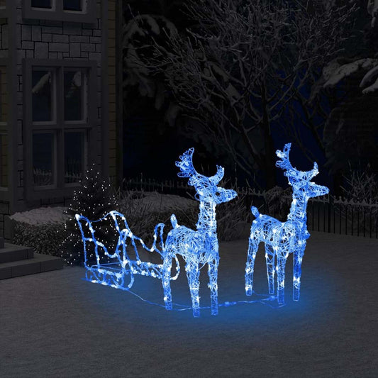 Reindeers & Sleigh Christmas Decoration