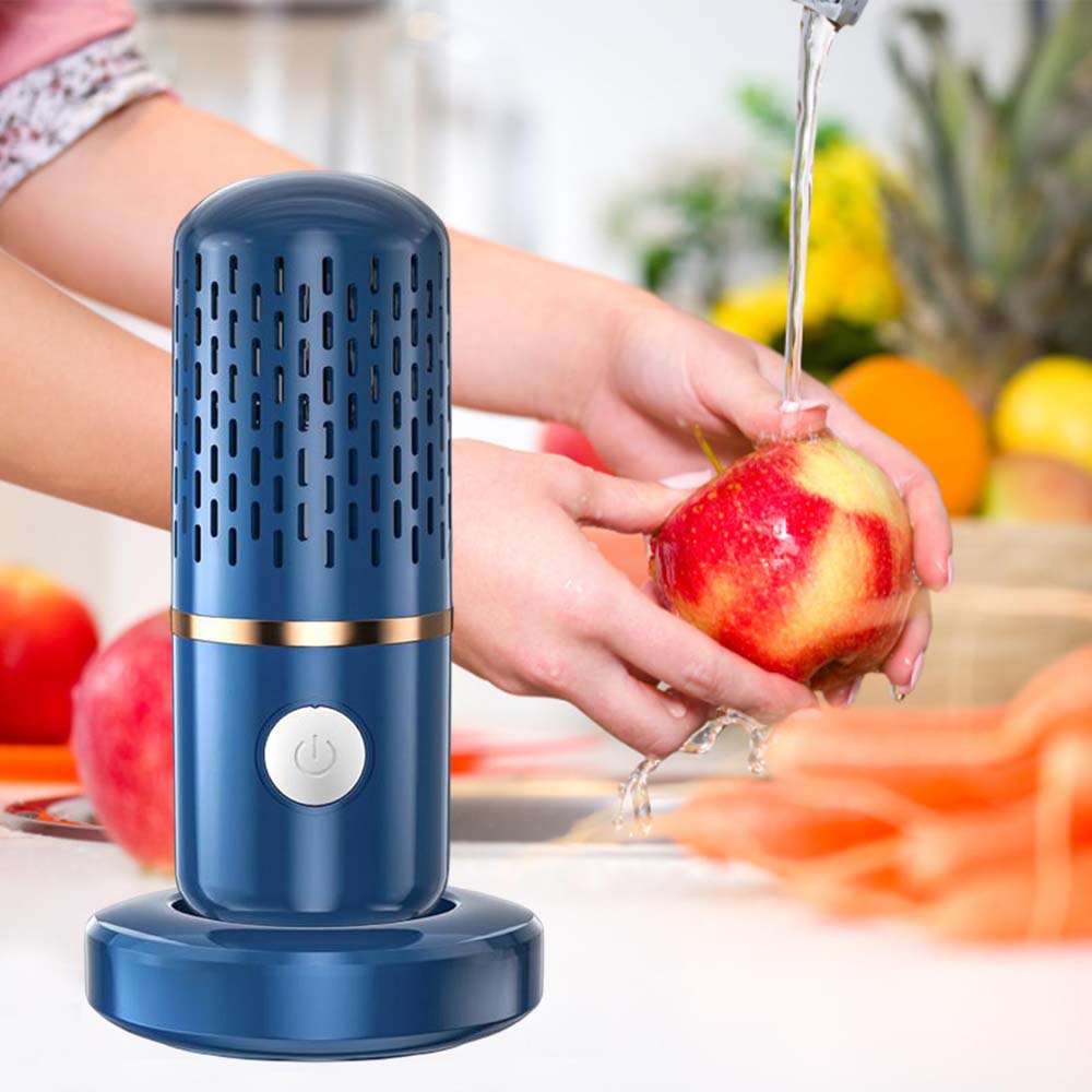 Fruit Vegetable Cleaning Machine, Portable Ultrasonic Washing Machine  Cleaner, USB Wireless Fruit and Vegetable Cleaner, Household Kitchen Food  Purifier for Fruits, Vegetables, Rice, Meat 