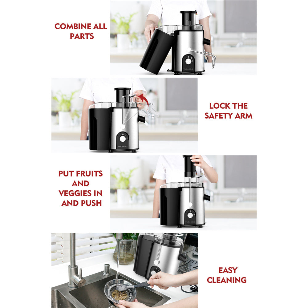 Wide Mouth Fruits & Vegetables Juicer Machines