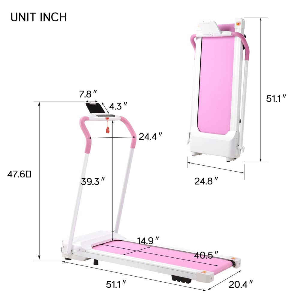 Portable Electric Motorized No Installation Required Treadmill