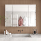 Adjustable Glass Shelves Waterproof Bathroom Medicine Cabinet