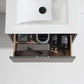 24 inches Floating Bathroom Vanity Combo with Integrated Single Sink and 1 Soft Close Drawer