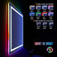 Front Light & RGB Color Backlit Dimmable Bathroom Vanity Mirror