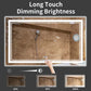 Dimmable Lighted Bathroom Vanity Mirror for Wall