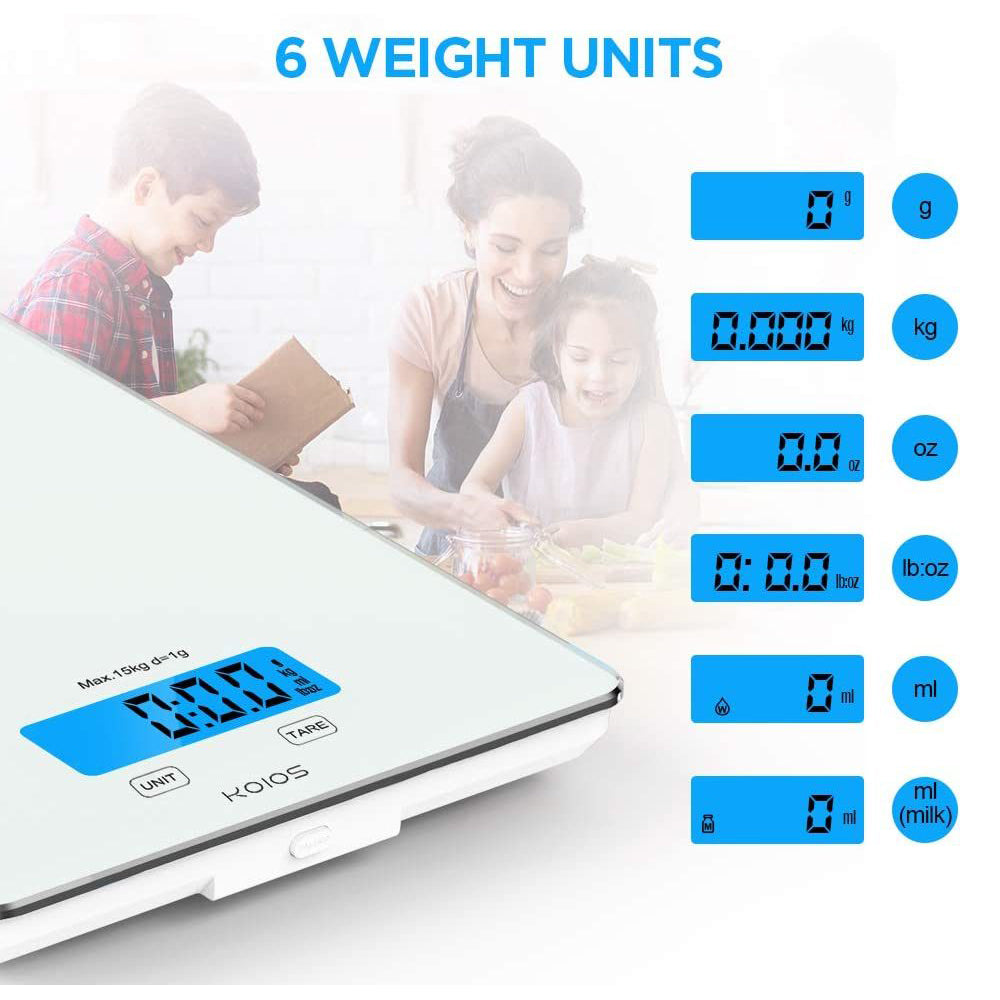 Food Scale USB Rechargeable Precision Digital Kitchen Scale And