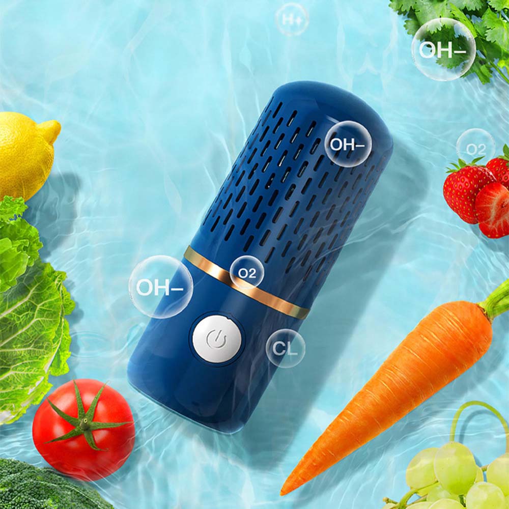 Vegetable and Fruit Cleaning Machine, Portable Fruit and Vegetable Cleaner,  USB Rechargeable Household Appliances Food Purifier